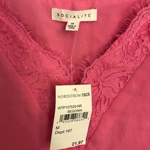 Lace Tank Camisole Sz M new with tags